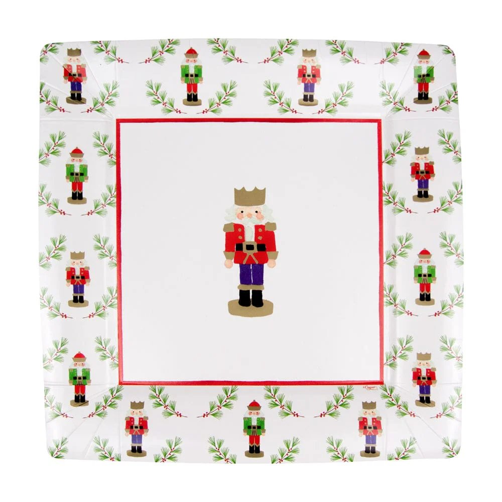 An image of Caspari Little Nutcracker Dinner Plates