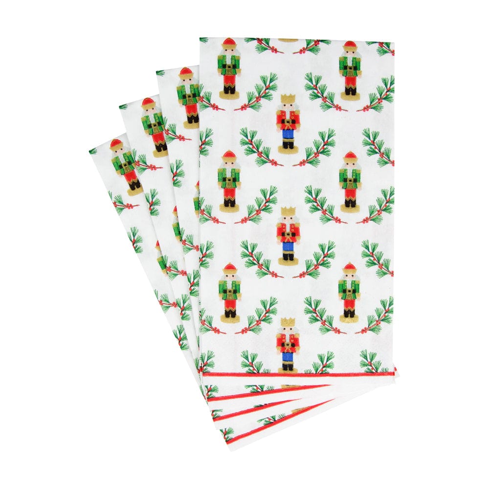An image of Caspari Little Nutcracker Guest Towels