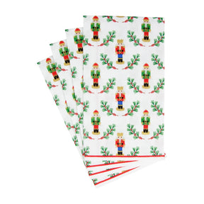 Caspari Little Nutcracker Guest Towels