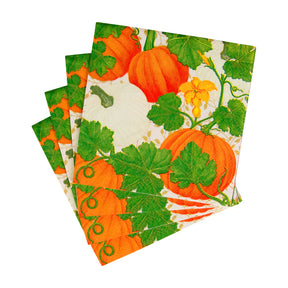 GH18260C_Caspari_Pumpkin_Chintz_Cocktail_Napkins_2.jpg