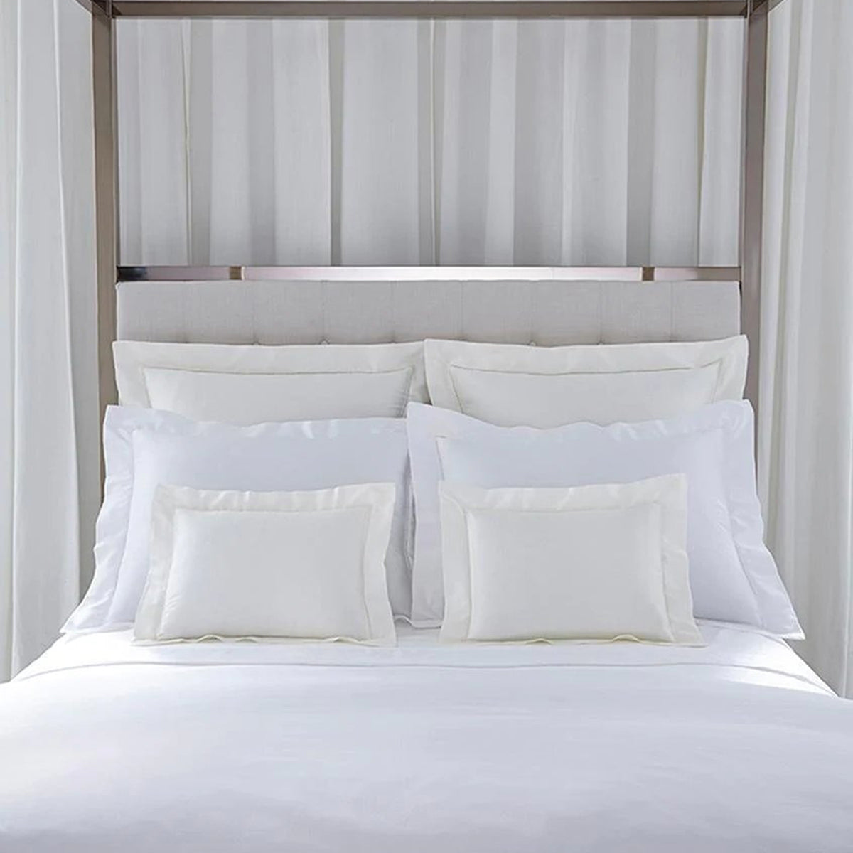 An image of Sferra Giza 45 Sateen Pillowcase Pair
