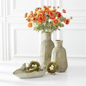 K & K 5.5" Twig Bird Nest with Eggs
