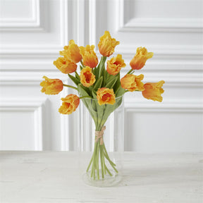 K & K Parrot Tulip Real Touch Bundle - 12 Stem