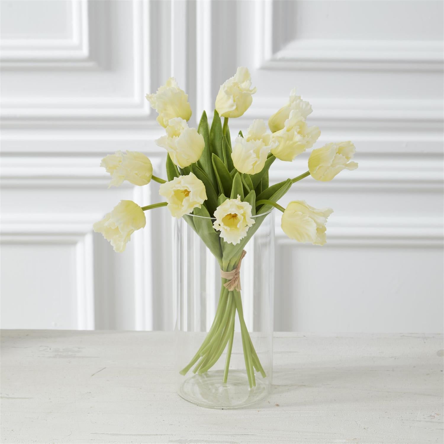 An image of K & K Parrot Tulip Real Touch Bundle - 12 Stem