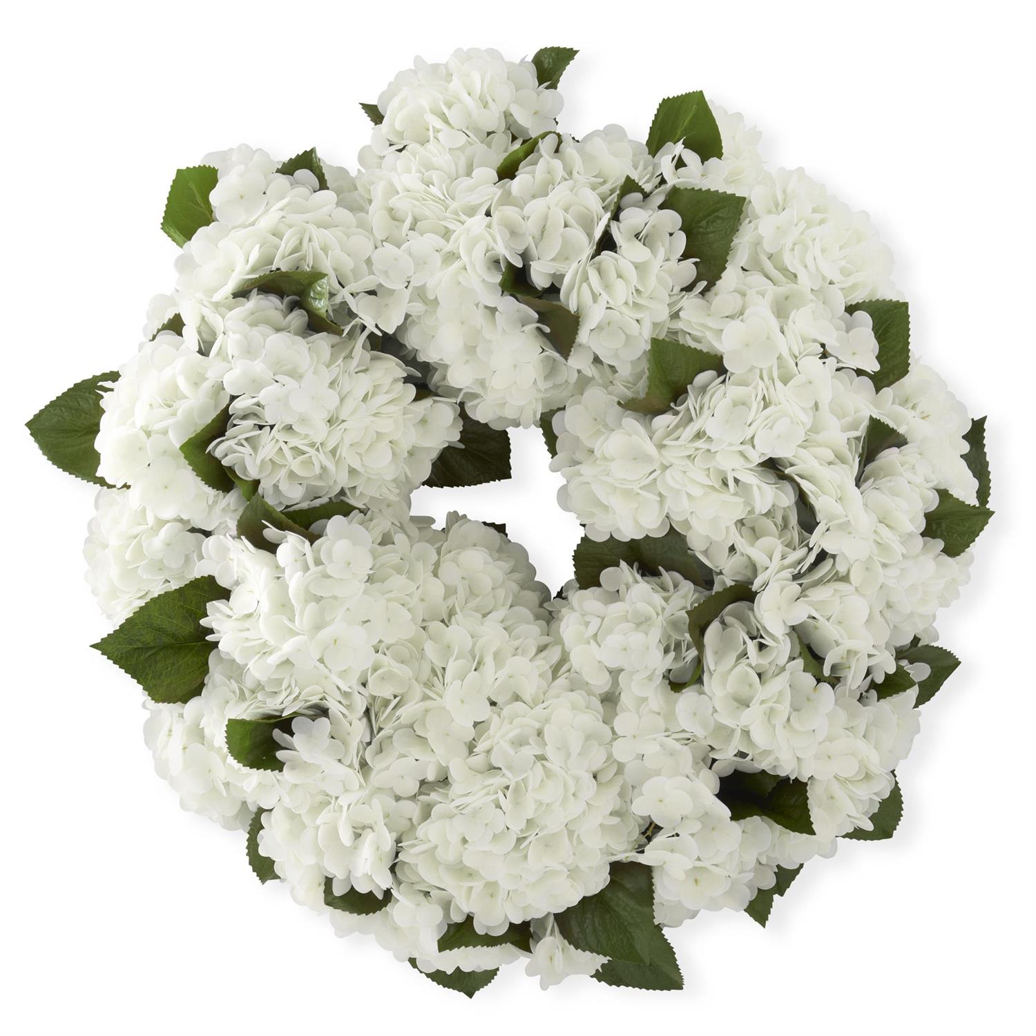 An image of K&K Interiors 30" Real Touch Hydrangea Wreath