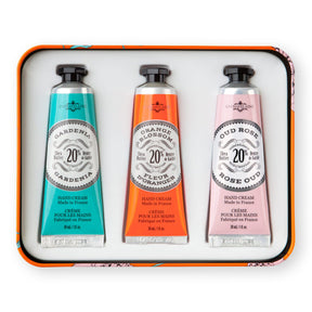 La Chatelaine Hand Cream Trio Gift Set - Gardenia, Orange Blossom, Oud Rose