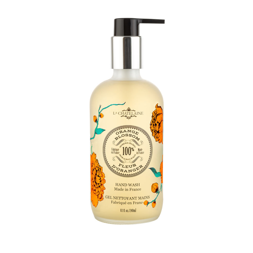 An image of La Chatelaine Orange Blossom Hand Wash 8.1 fl oz