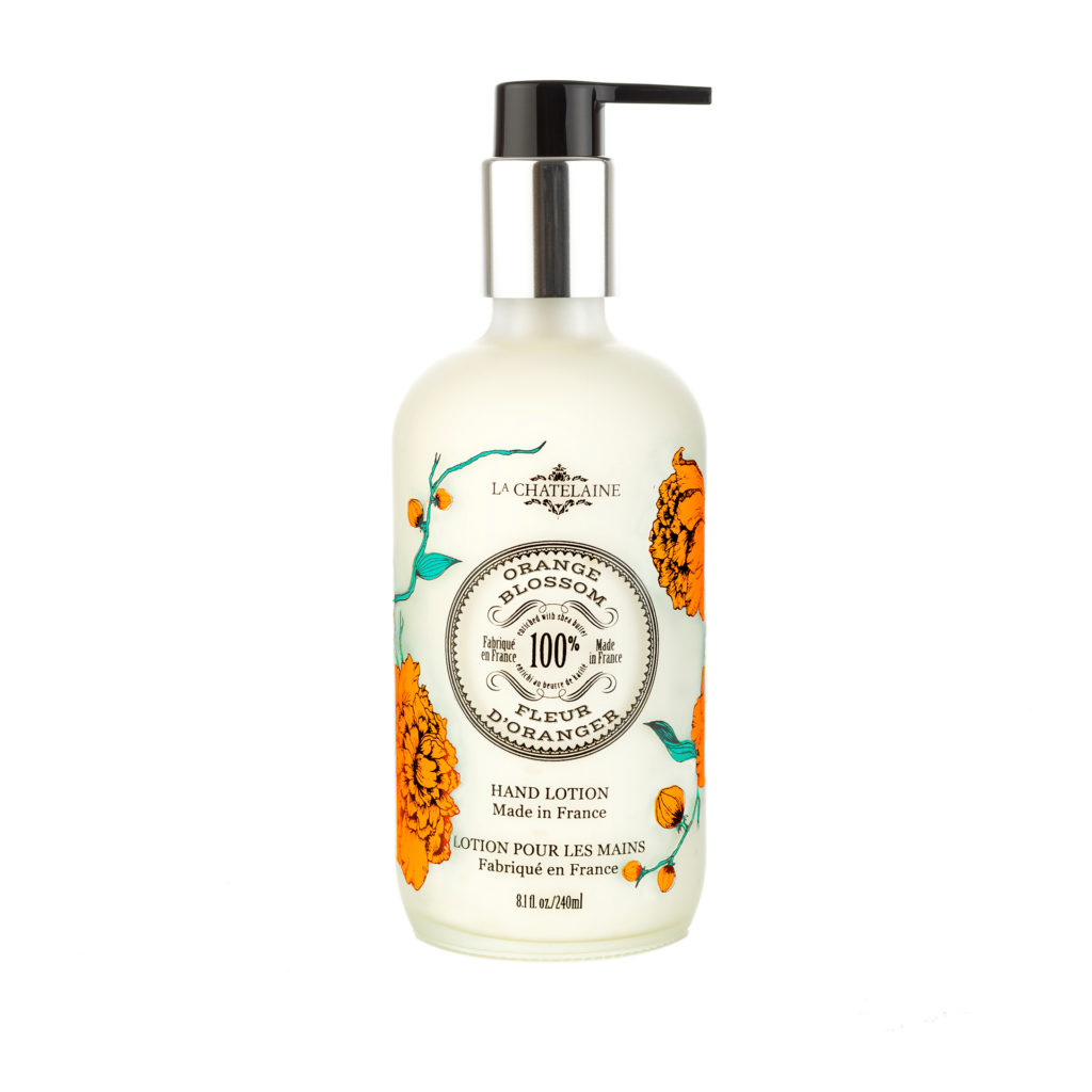 An image of La Chatelaine Orange Blossom Hand Lotion 8.1 fl oz
