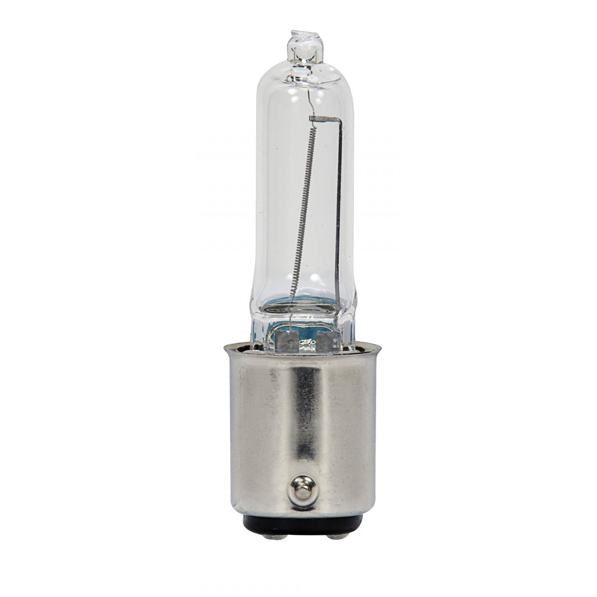 Satco 40 watt Halogen T3-  Clear DC Bay base 120 volts