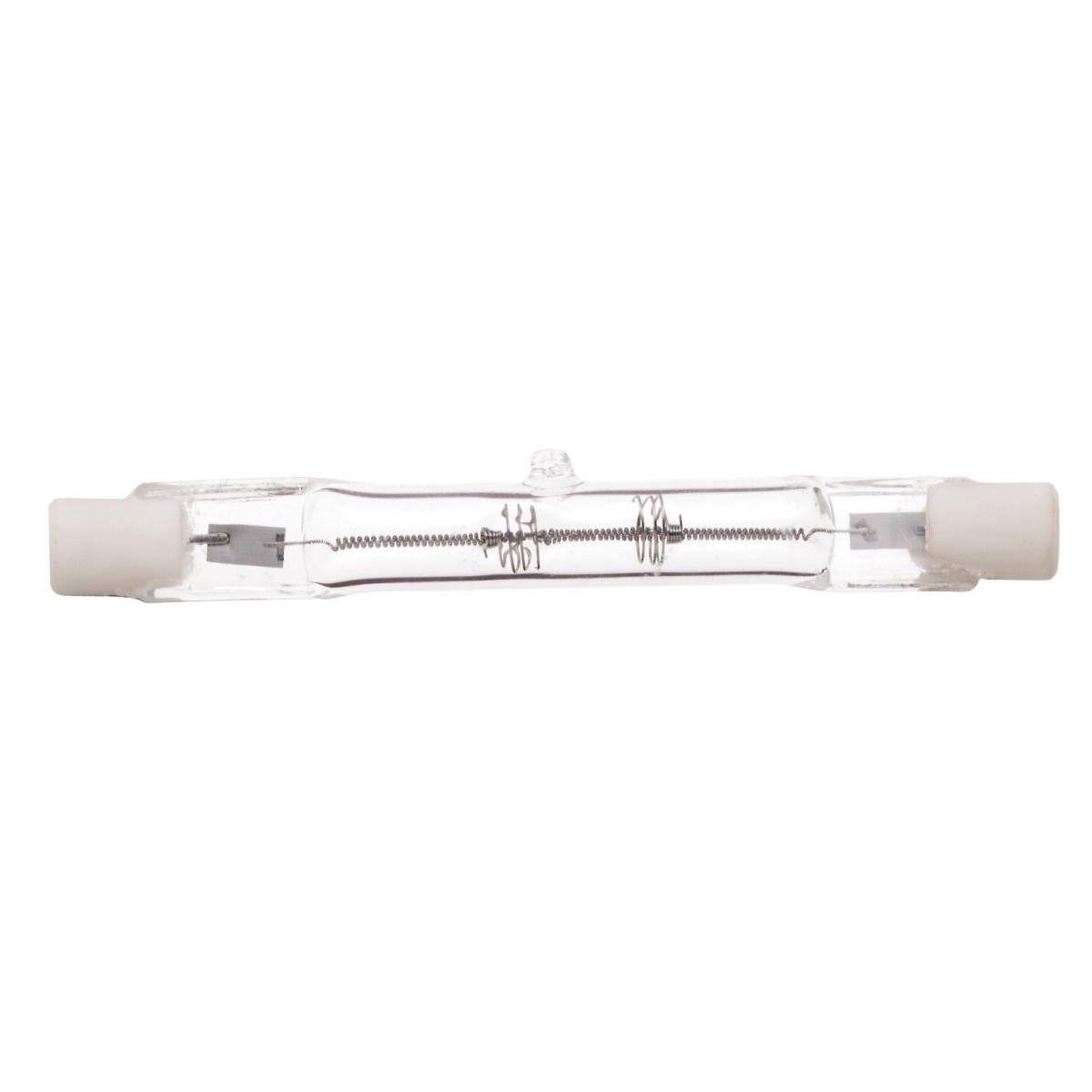 An image of Satco 150 watt Halogen T3- Clear Double Ended base 120 volts