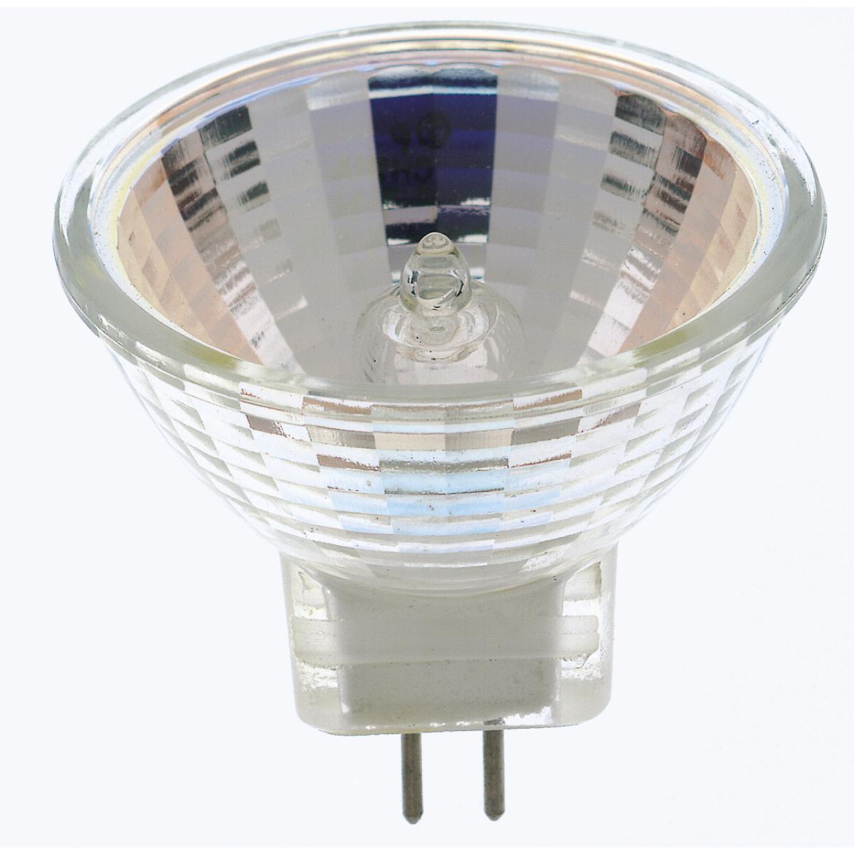 An image of Satco 35 watt Halogen MR11 Narrow Flood- Sub Miniature 2 Pin base 12 volts