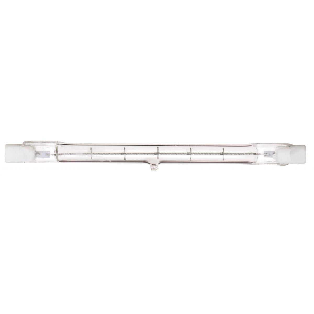 An image of Satco 100 watt Halogen T3- Clear Double Ended base 120 volts