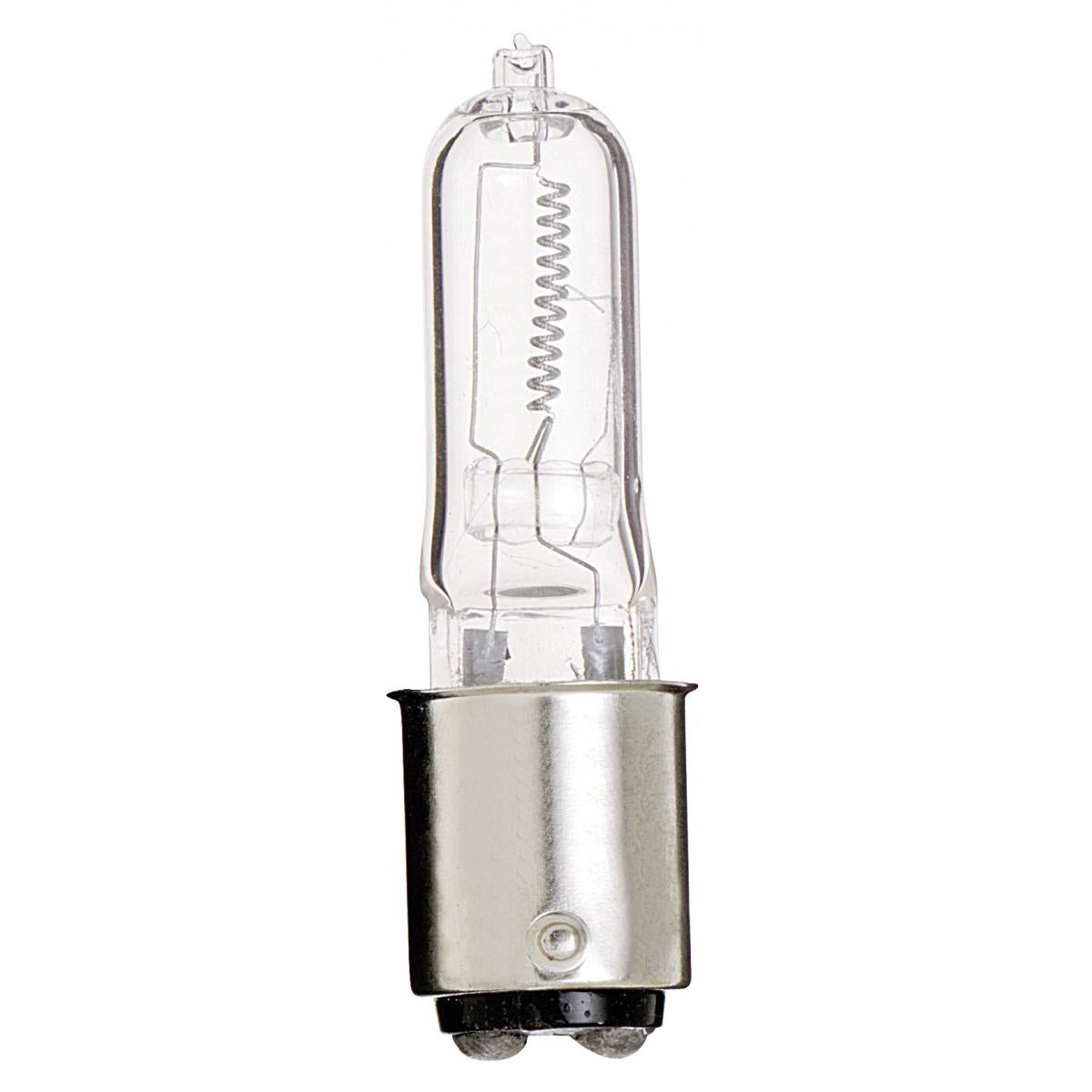 An image of Satco 50 watt Halogen T4- Clear DC Bay base 120 volts