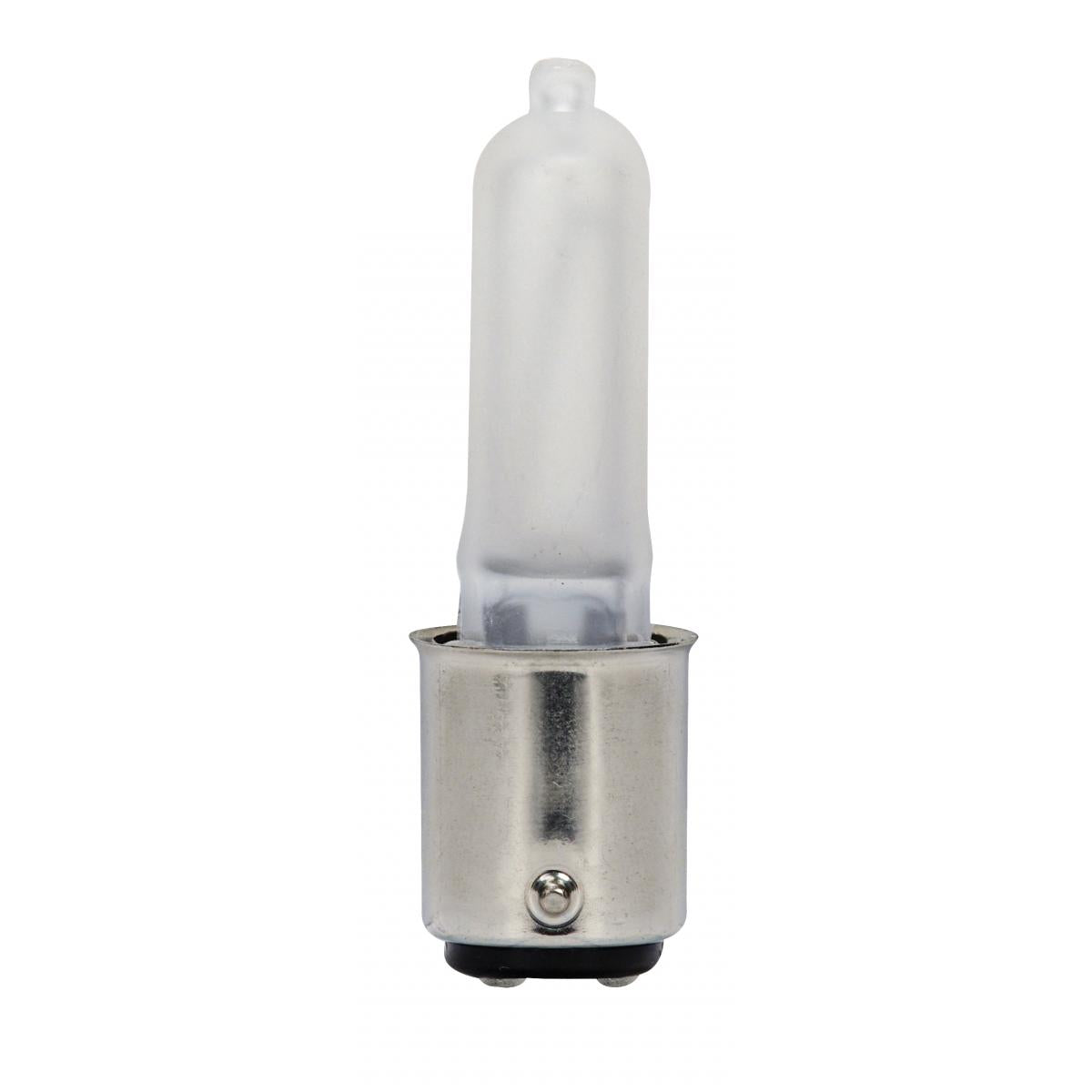 An image of Satco 40 watt Halogen T3- Frosted  DC Bay base 120 volts