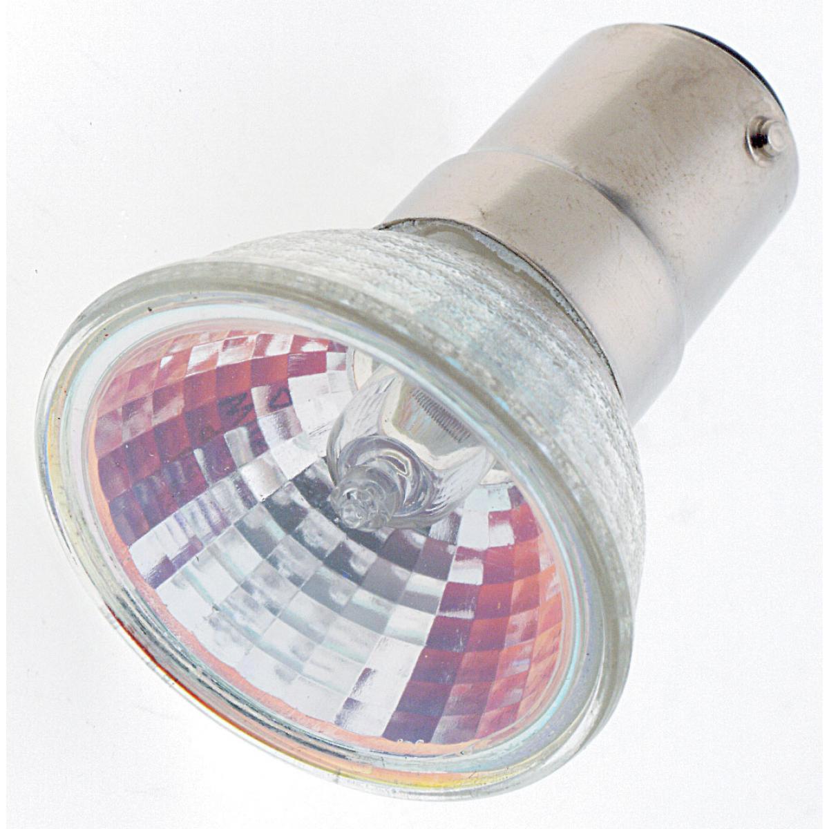An image of Satco 20 watt Halogen MR11 FSV- DC Bay base 12 volts