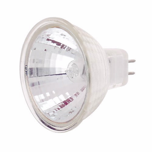 An image of Satco 50 watt Halogen MR16 EXN- Miniature 2 Pin Round base 24 volts