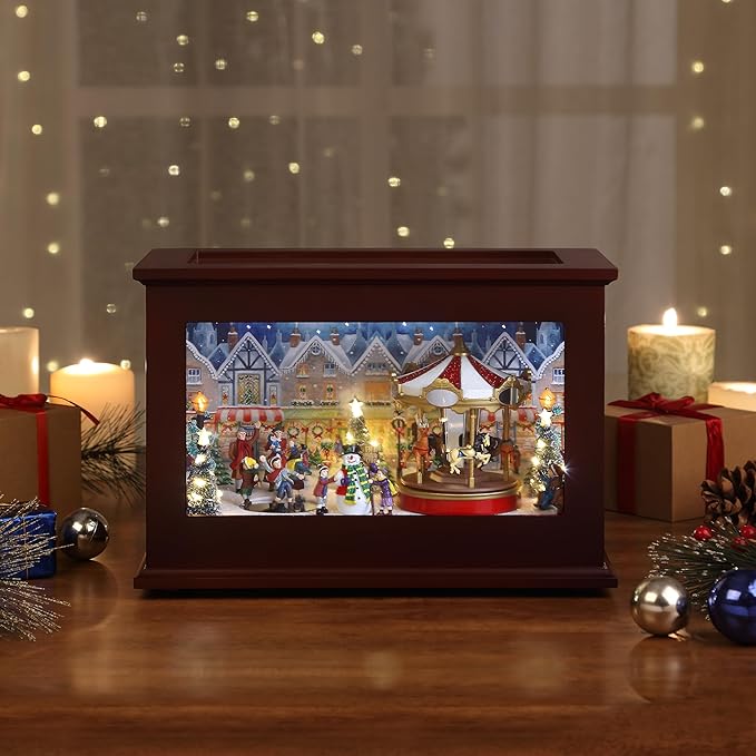 An image of Mr. Christmas Heirloom Christmas Music Box