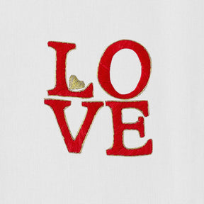 Henry Handwork Love Square Guest Towel