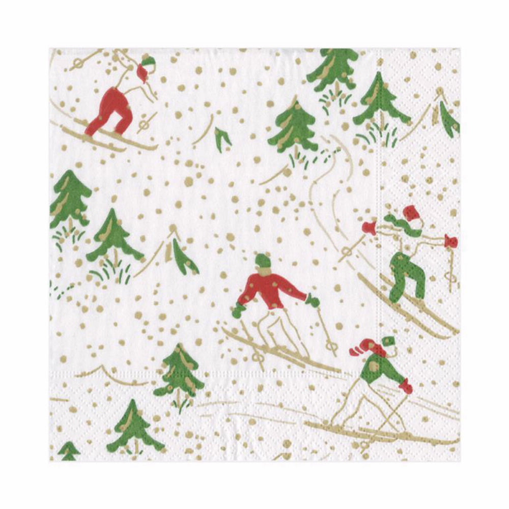 Caspari Jerrson Fts Garden Study Cocktail Napkins