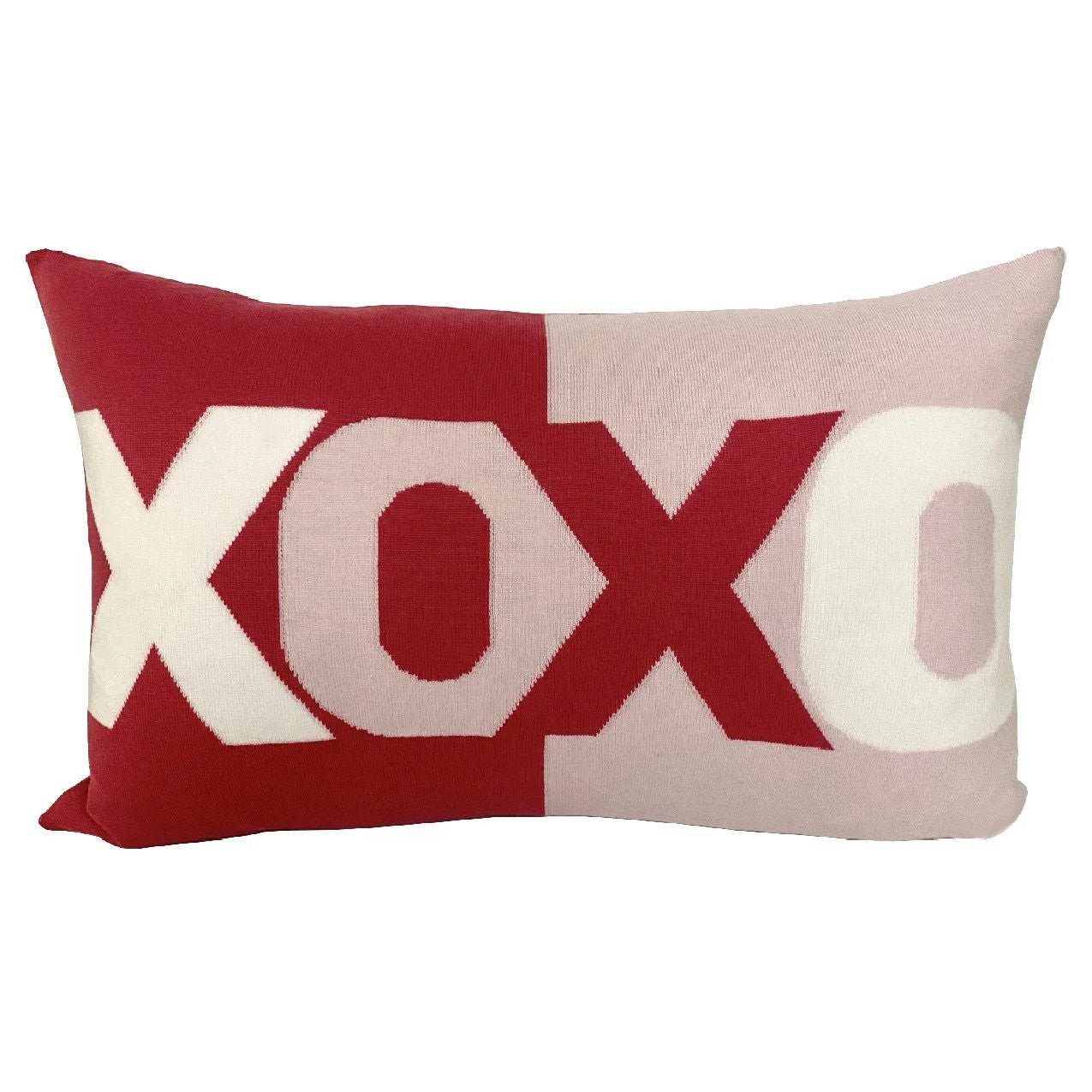 Rani Arabella XOXO Pillow - Pink/Ivory
