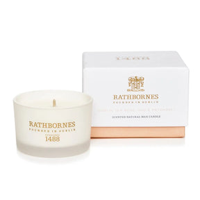 Rathbornes Travel Candle – Dublin Tea Rose