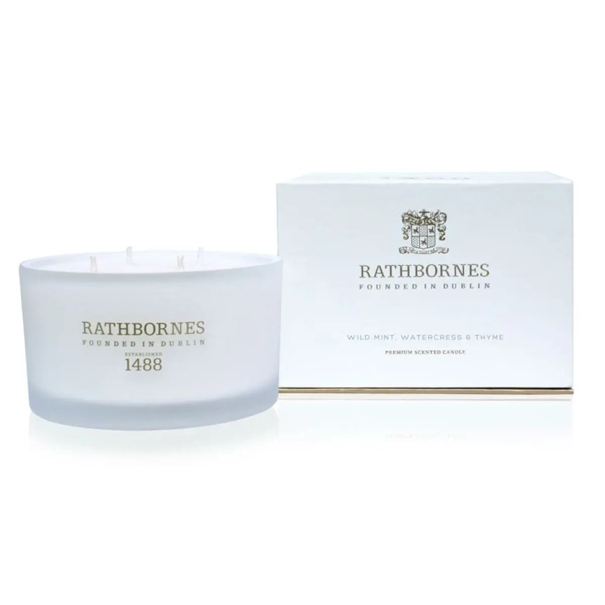 Rathbornes Luxury Candle – Wild Mint, Watercress and Thyme