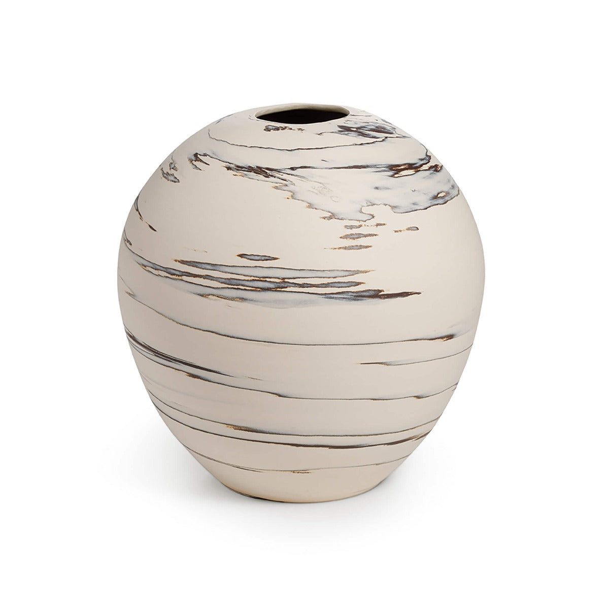 An image of Simon Pearce Beachstone Round Vase - Sand