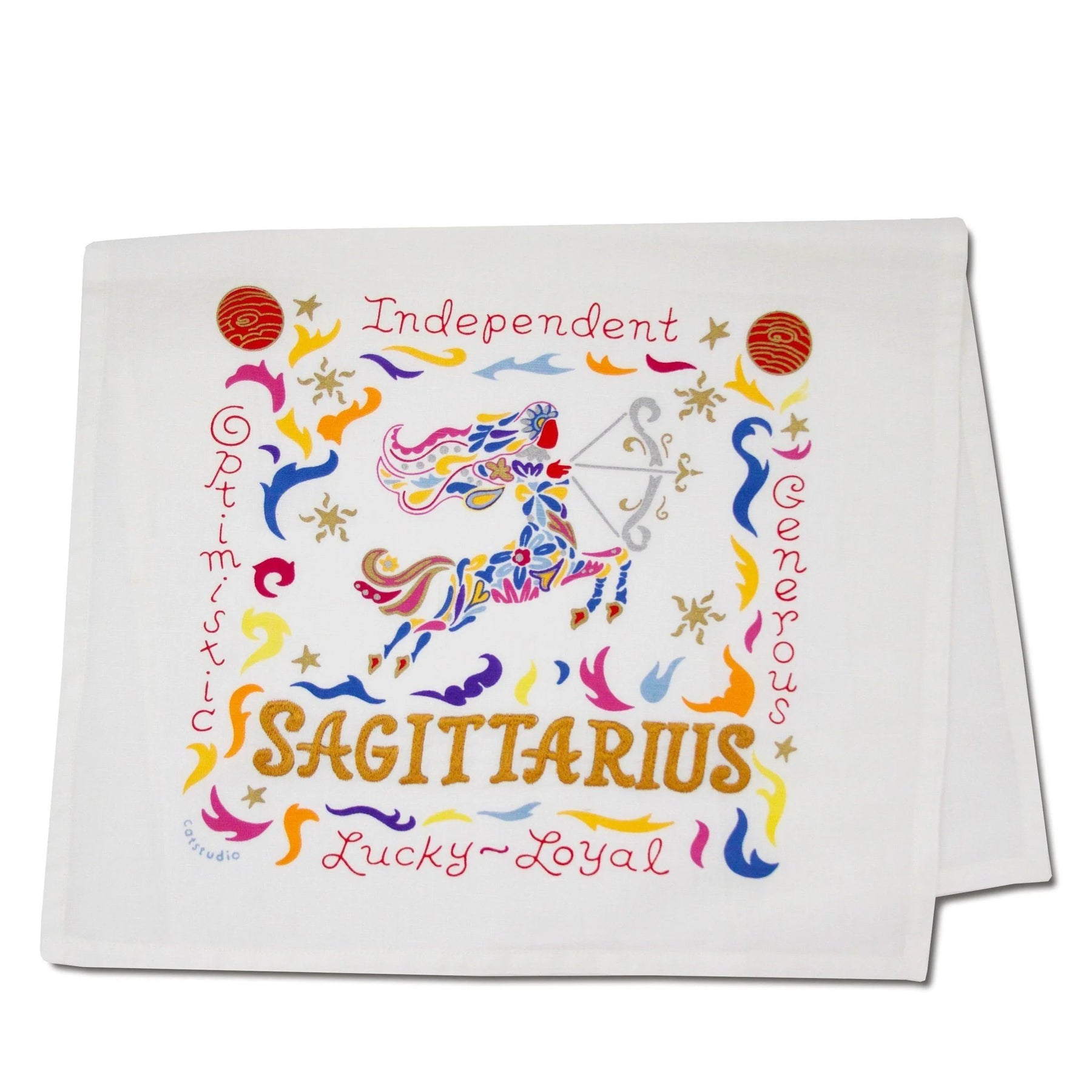 An image of Catstudio Sagittarius Dish Towel