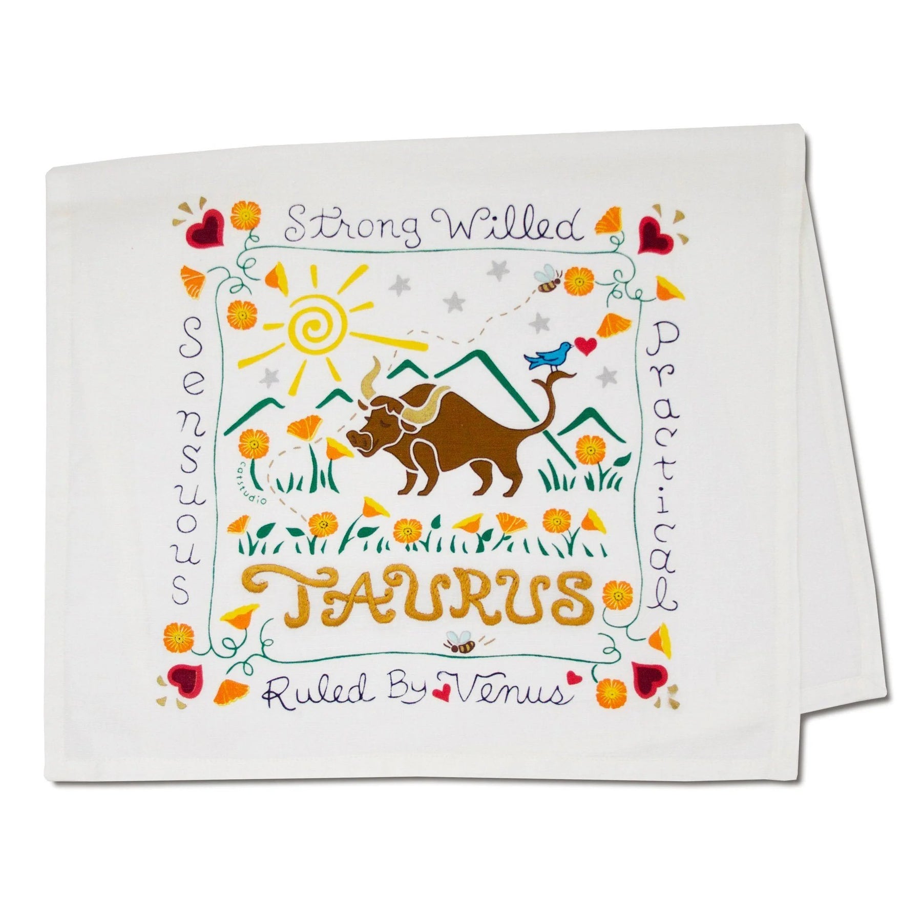 An image of Catstudio Taurus Dish Towel