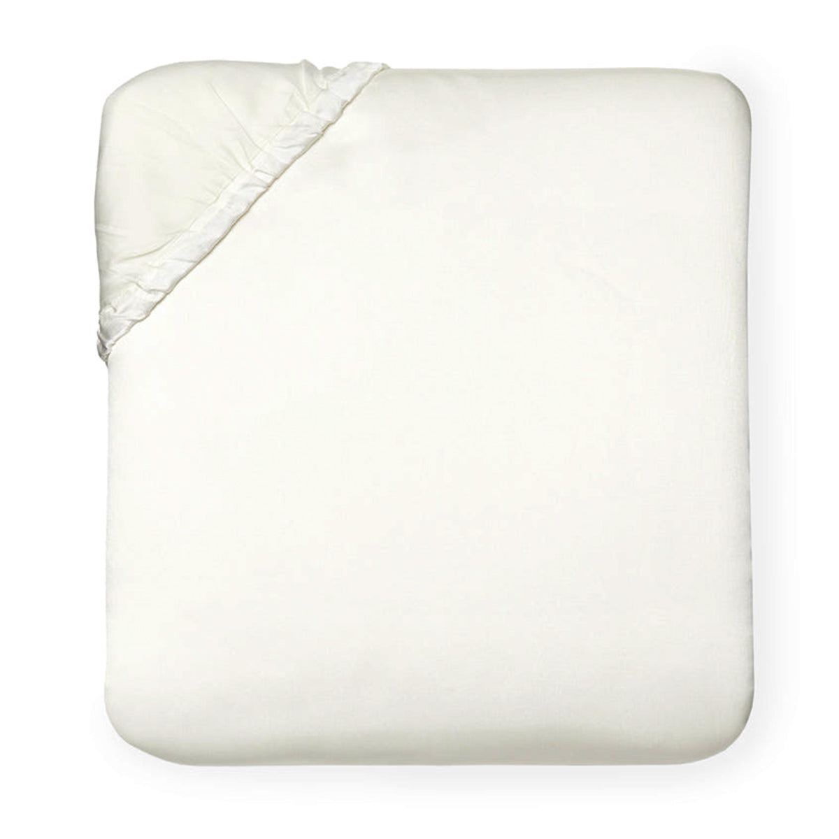 An image of Sferra Giza 45 Seta Fitted Sheet Candlelight