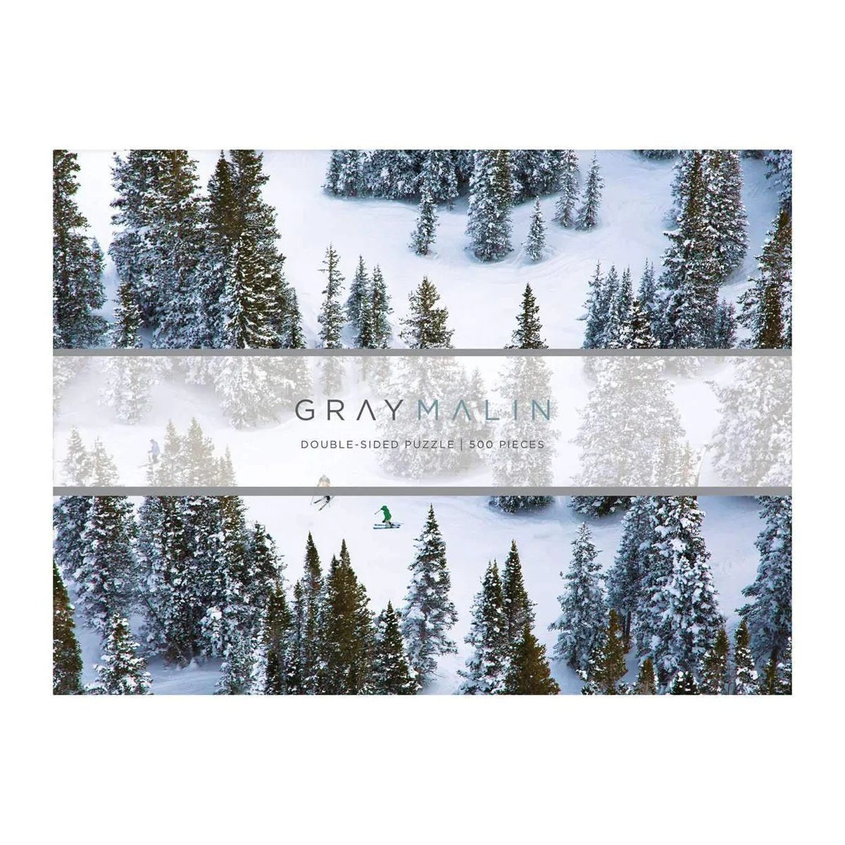 An image of Gray Malin Snow Double-Sided Puzzle