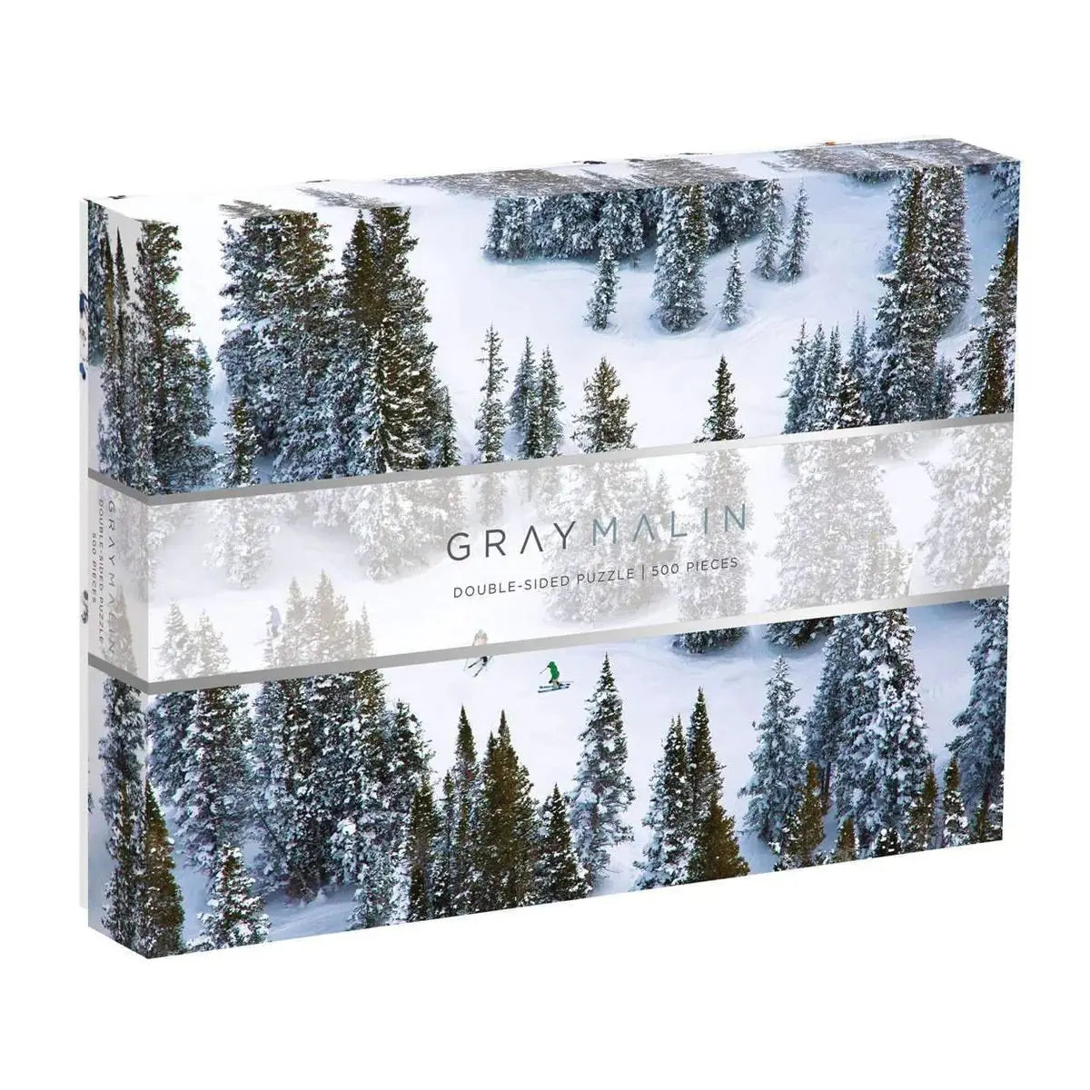 Hachette Gray Malin Snow 500 Piece Double Sided Puzzle Box