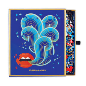 Hachette Jonathan Adler Lip Shaped Puzzle