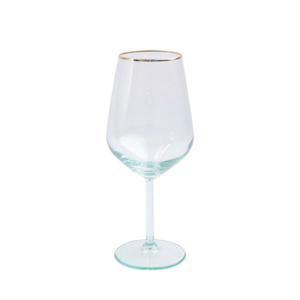 Vietri Rainbow Assorted Wine Glasses - Set Of 4