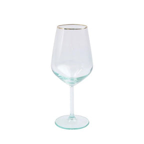 Vietri Rainbow Assorted Wine Glasses - Set Of 4