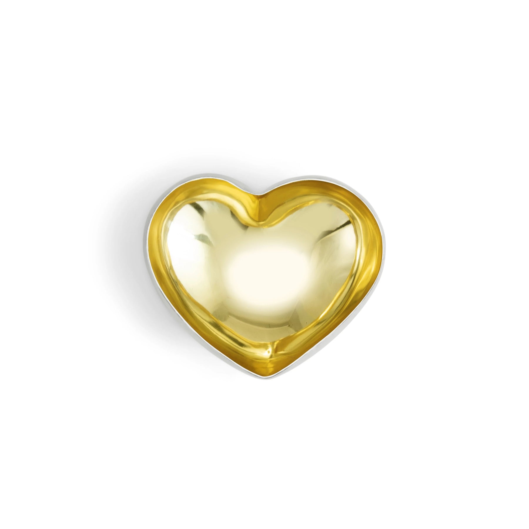 An image of Michael Aram Small Heart Dish Gold