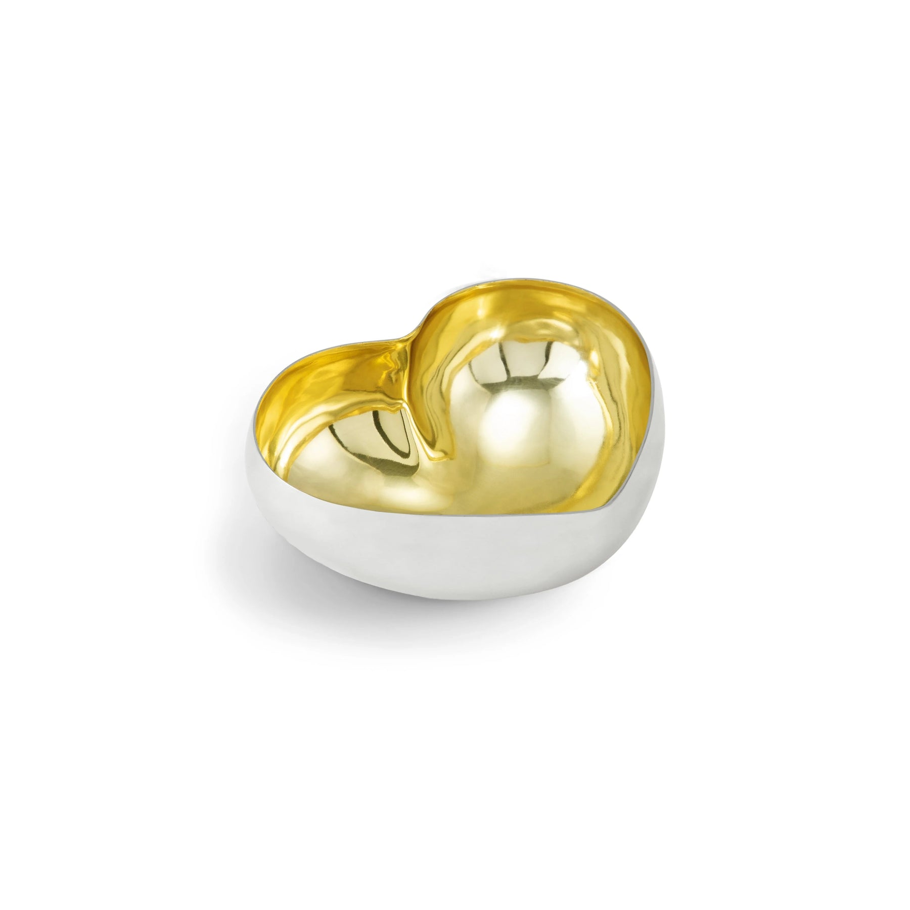 An image of Michael Aram Small Heart Dish Gold