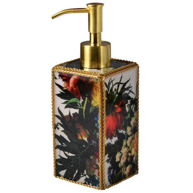 An image of Mike and Ally Bouquet Box Pump- Gold Trim
