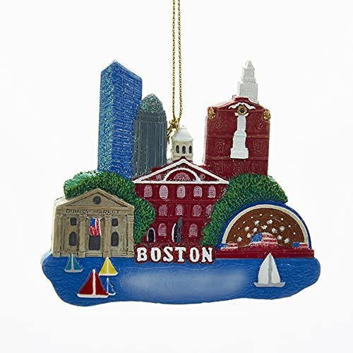 An image of Kurt Adler Resin Boston Scene Ornament