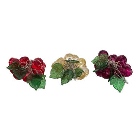 Kurt Adler Beaded Grape Ornaments