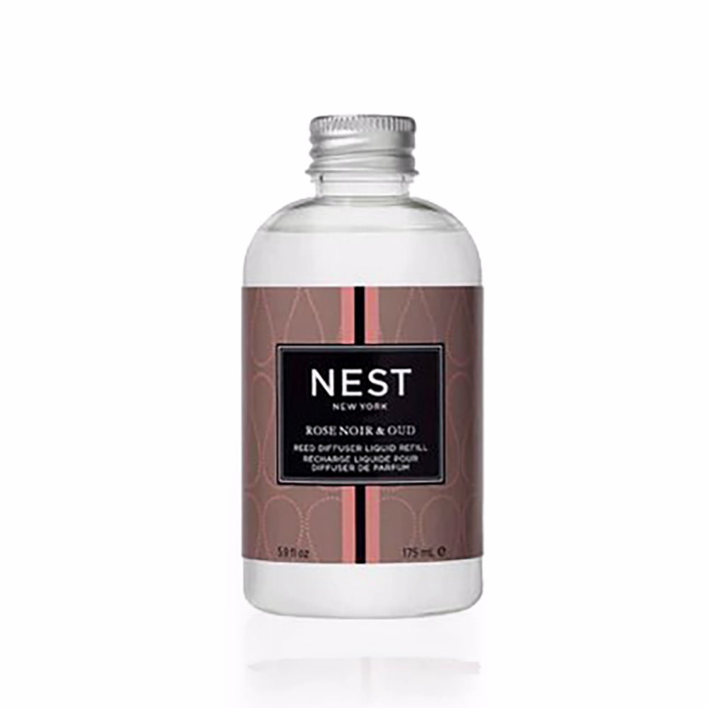 An image of Nest Fragrances Rose Noir & Oud Reed Diffuser Refill 5.9 oz