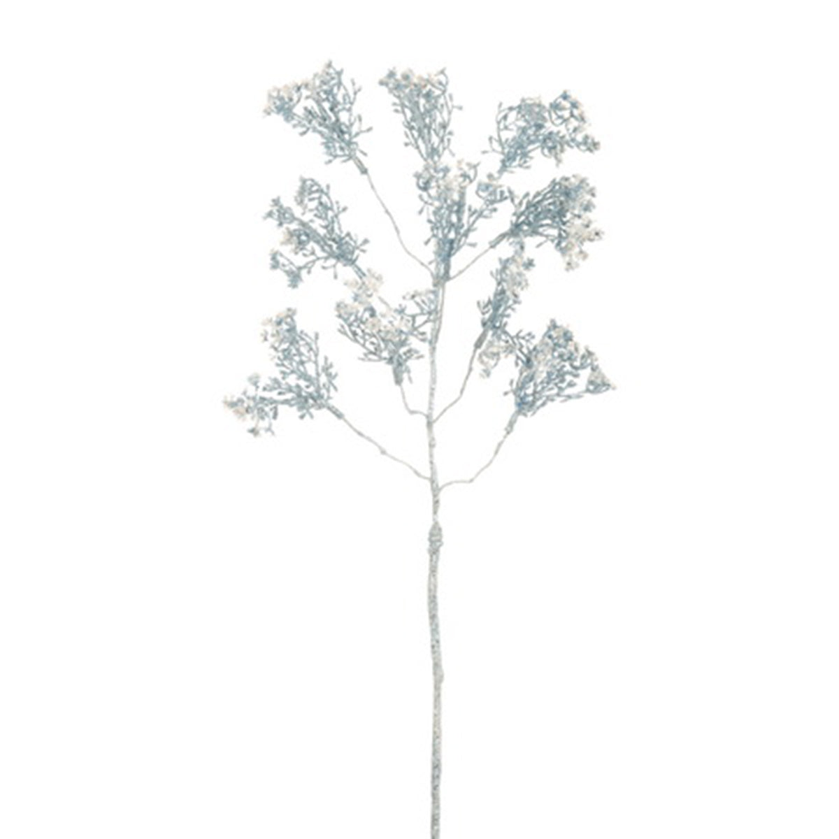 An image of Winward Light Blue Baby's Breath Snow Spray - 23 inch