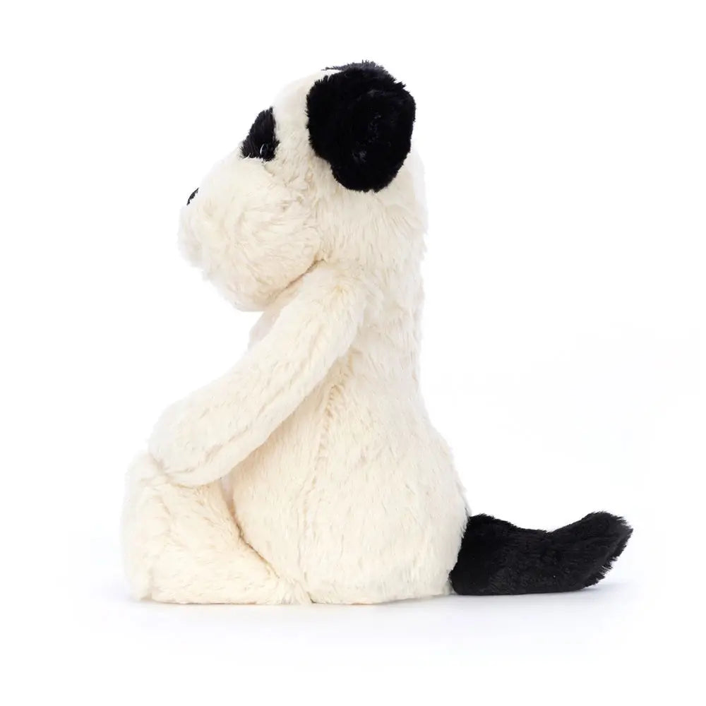 Jellycat Bashful Black and Cream Puppy Medium