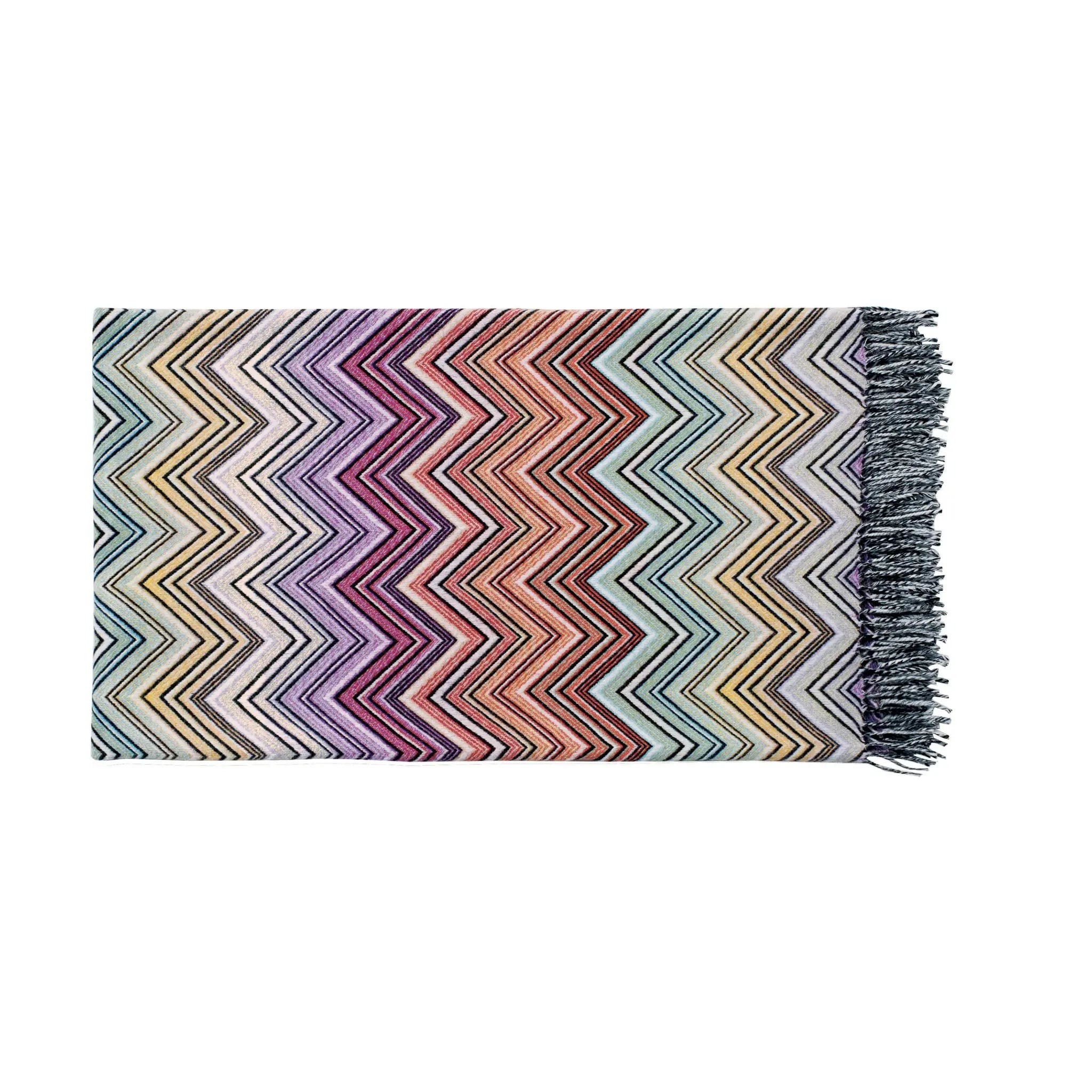 Missoni Perseo Throw in Multi Pink