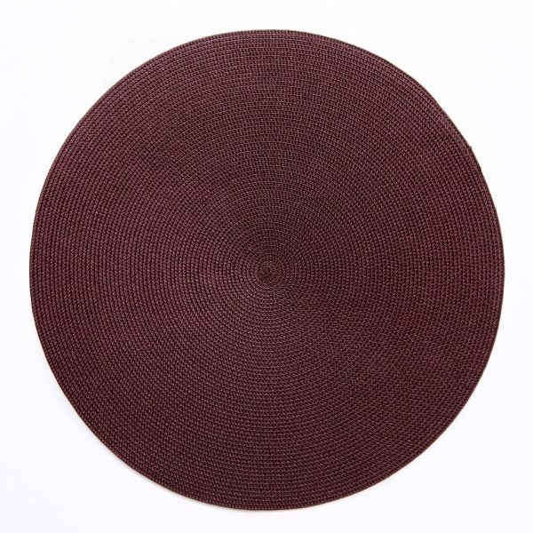Deborah Rhodes Braided Round Placemats - Set of 4