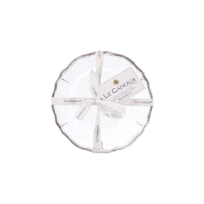 Le Cadeaux Rustica Melamine Appetizer Plates - Set of 4