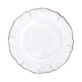 Le Cadeaux Rustica Antique White 11 inch Dinner Plate