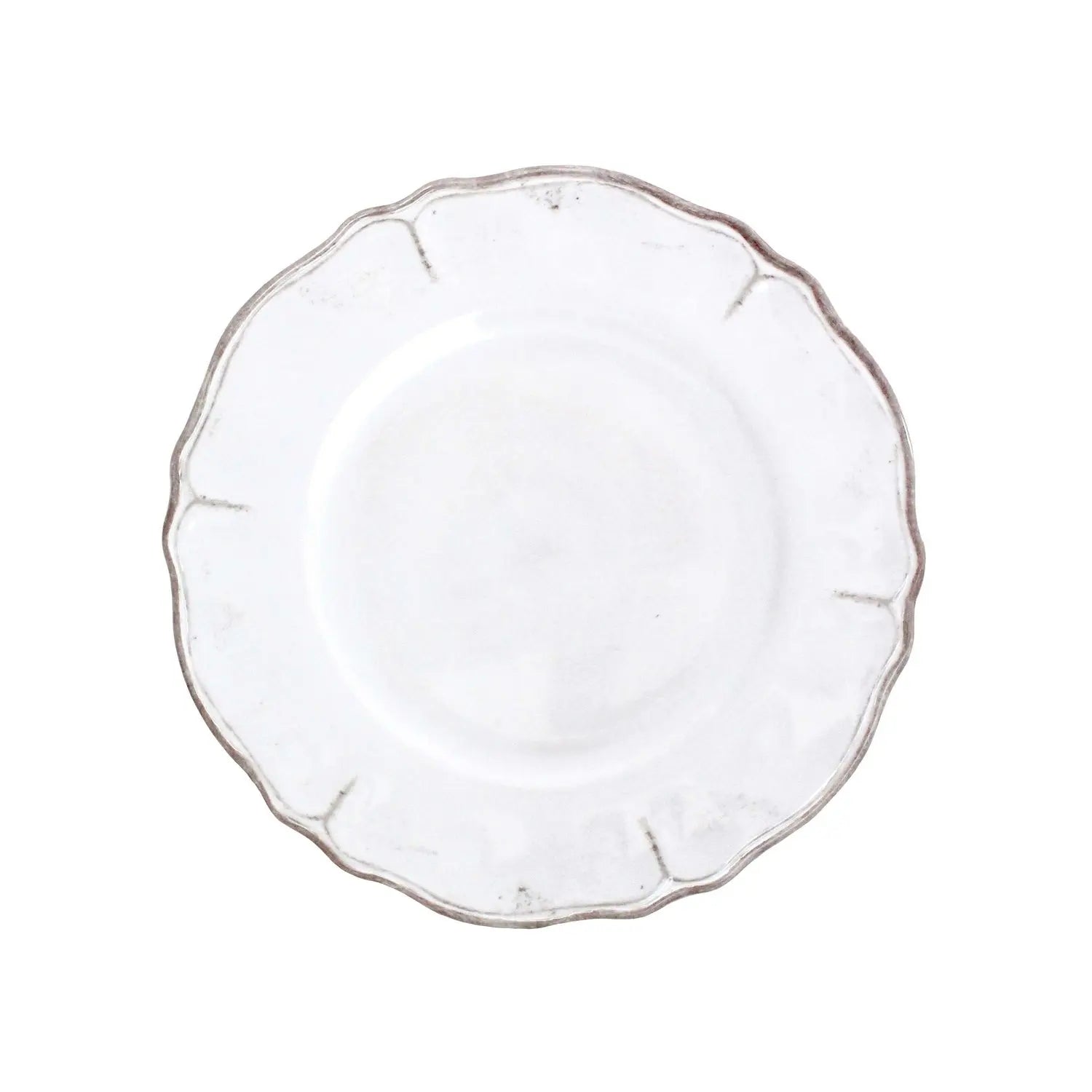 Le Cadeaux Rustica Antique White 9 inch Salad Plate