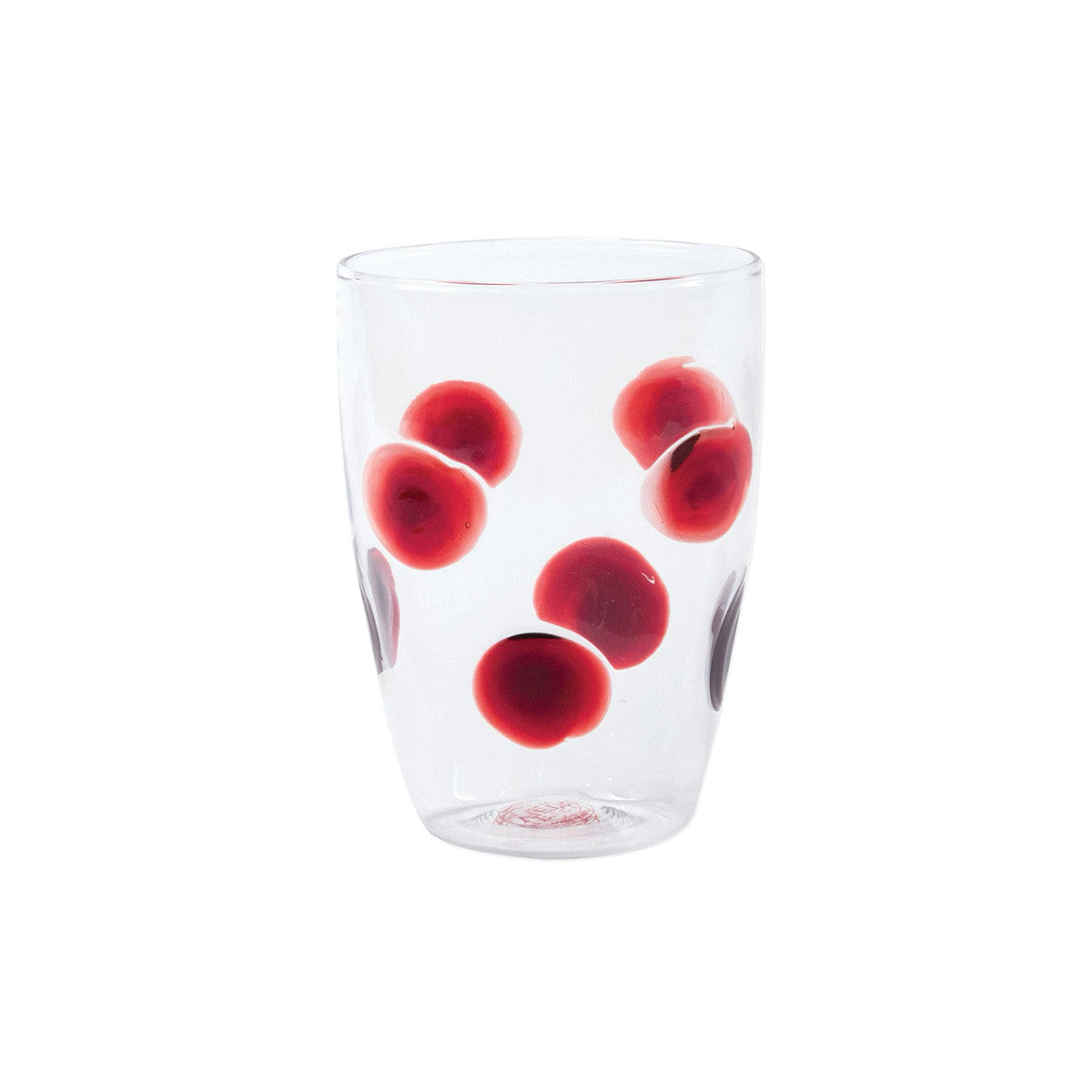 An image of Vietri Drop Red Tall Tumbler