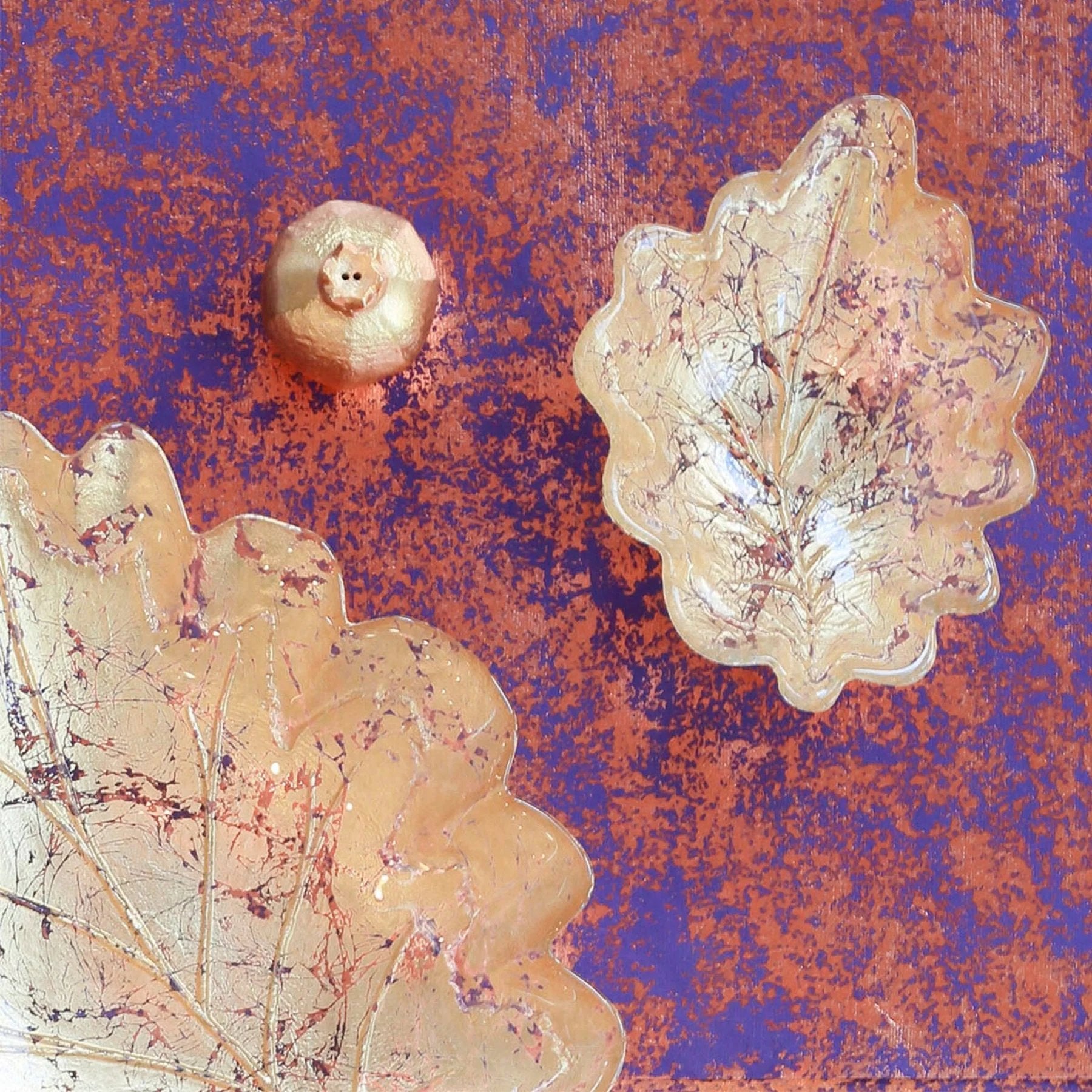 An image of Vietri Moon Glass Leaf Small Bowl